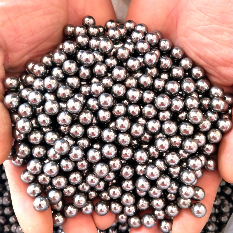 Túi 1kg Bi Sắt Bắn Cao Su 7mm - Ảnh 4