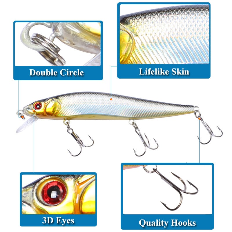 Mồi Cá Giả Câu Lure GP45 - Ảnh 2