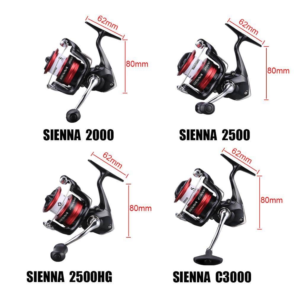 máy câu shimano sienna 2000 Máy Câu Shimano Sienna FG