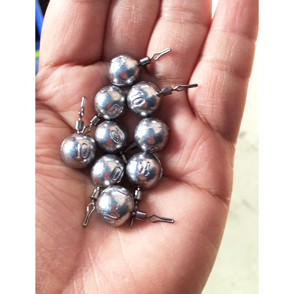 Set 10 Chì Câu Drop Shot Rig Mồi Mềm - Ảnh 5