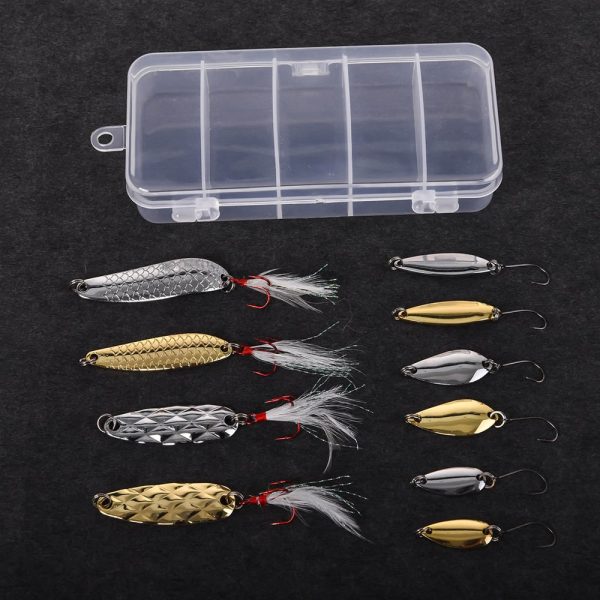 Combo 10 Mồi Thìa Lure Suối Đủ Size MT01