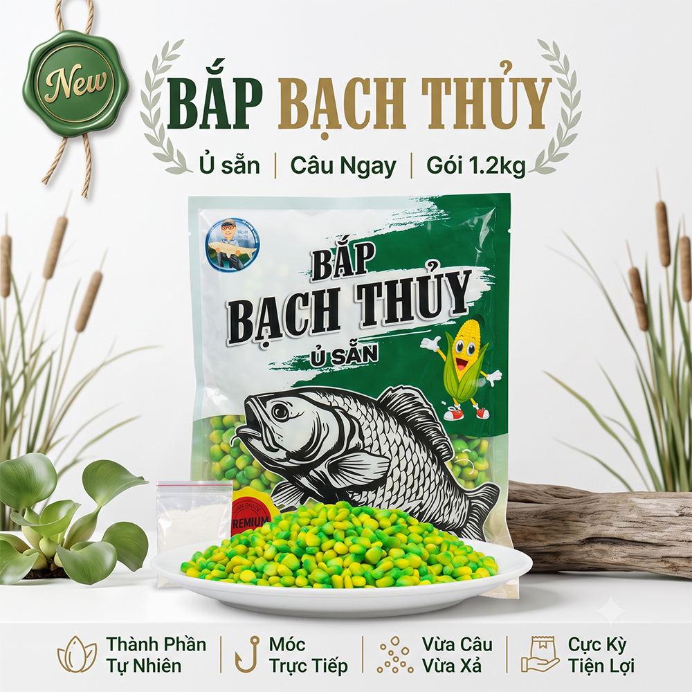 Bắp Bạch Thủy Ủ Sẵn Kiên Gấu Fishing - Ảnh 2