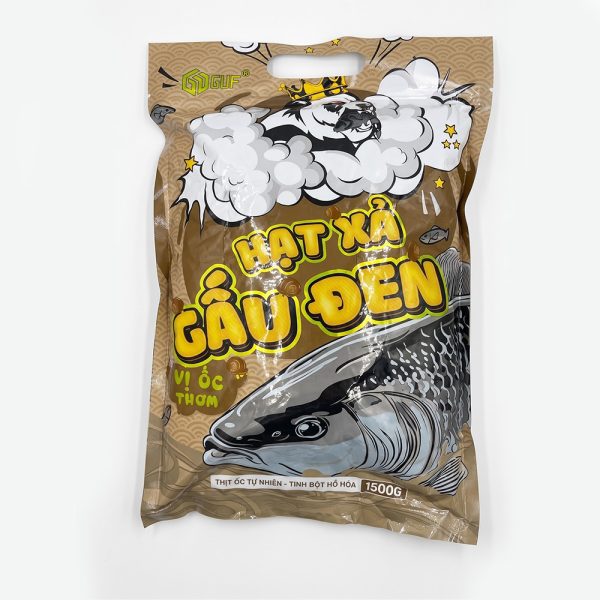 Hạt Xả Câu Trắm Đen GUF Gấu Đen - Vị Ốc Thơm