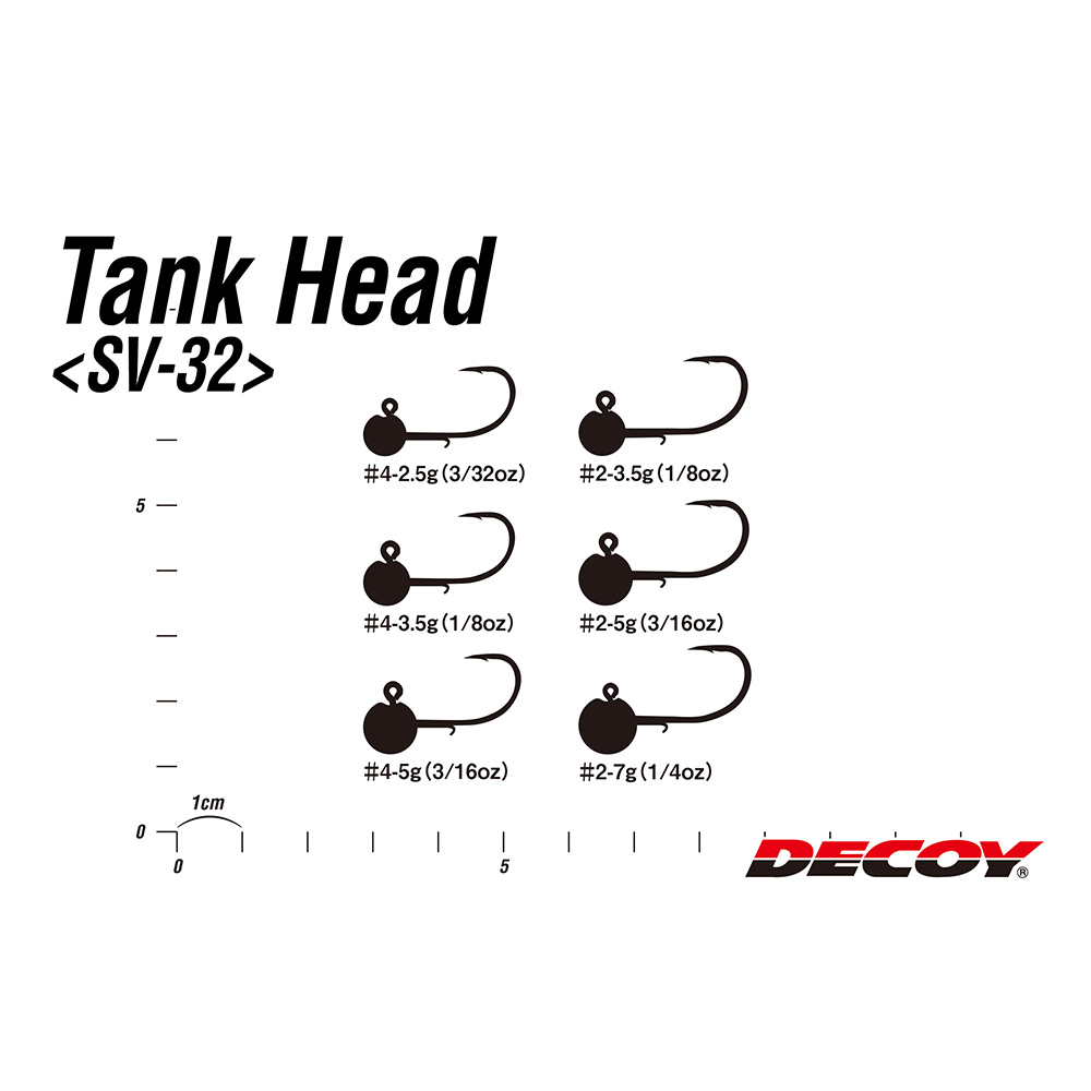 Lưỡi Jighead Decoy Tank Head SV-32 - Ảnh 4