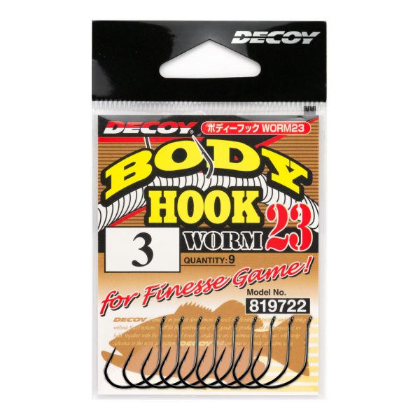 Lưỡi Câu Cá Decoy Worm 23 Body Hook