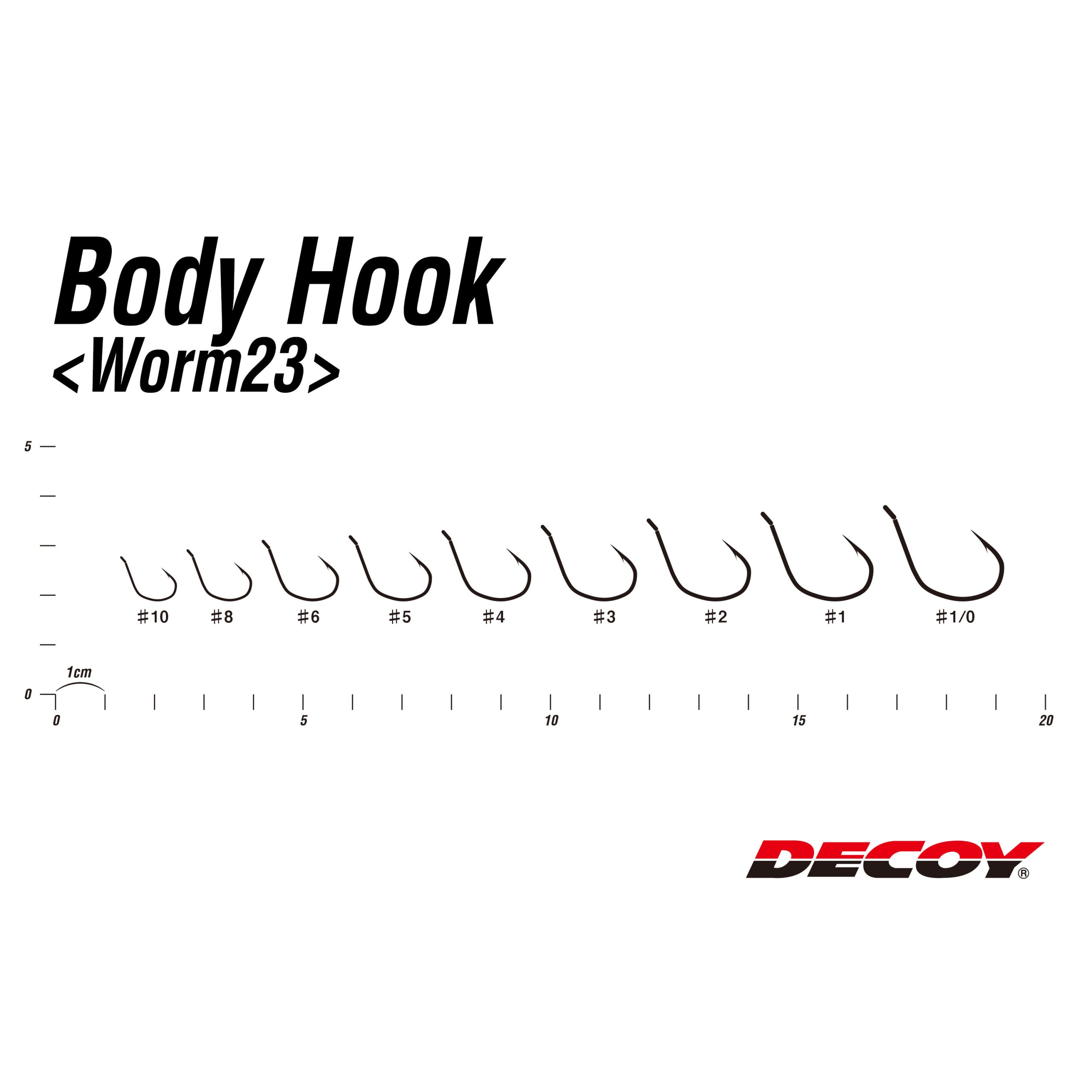Lưỡi Câu Cá Decoy Worm 23 Body Hook - Ảnh 2