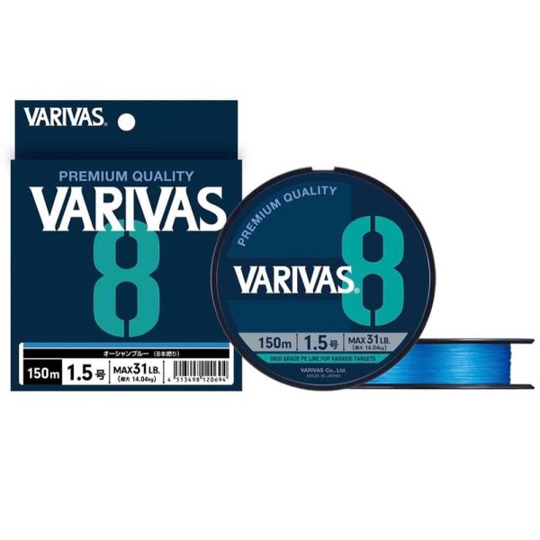 Dây PE Varivas Ocean Edition Blue X8 150M