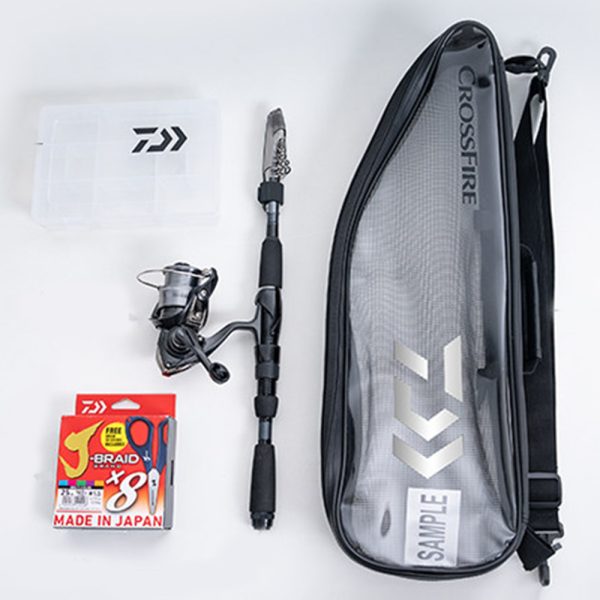 Combo Cần Lure Rút Daiwa 26 Crossfire
