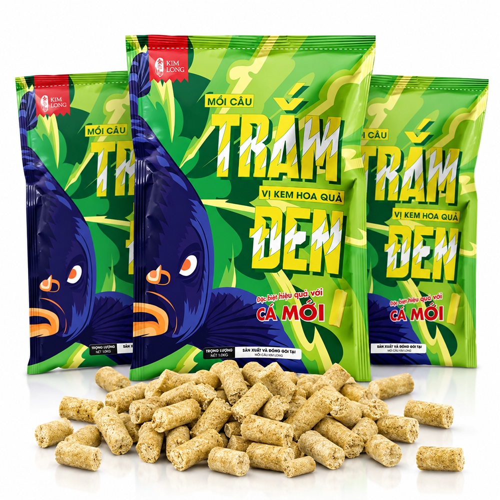 Hạt Xả Trắm Đen Kim Long Vị Kem Hoa Quả - Ảnh 3