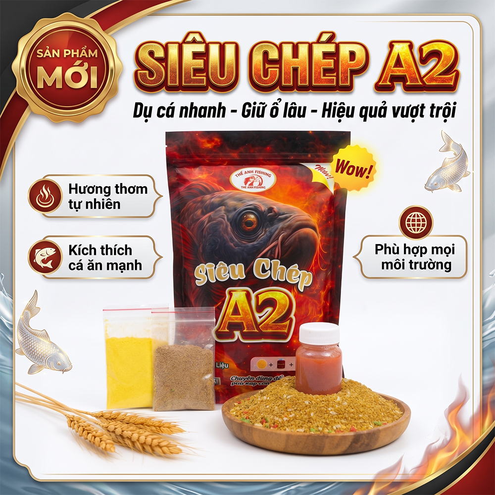 Mồi Câu Siêu Chép A2 Thế Anh Fishing - Ảnh 2