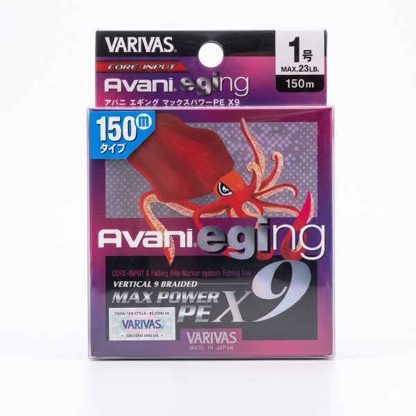 Dây Câu Mực Varivas Avani Eging Max Power PE X9