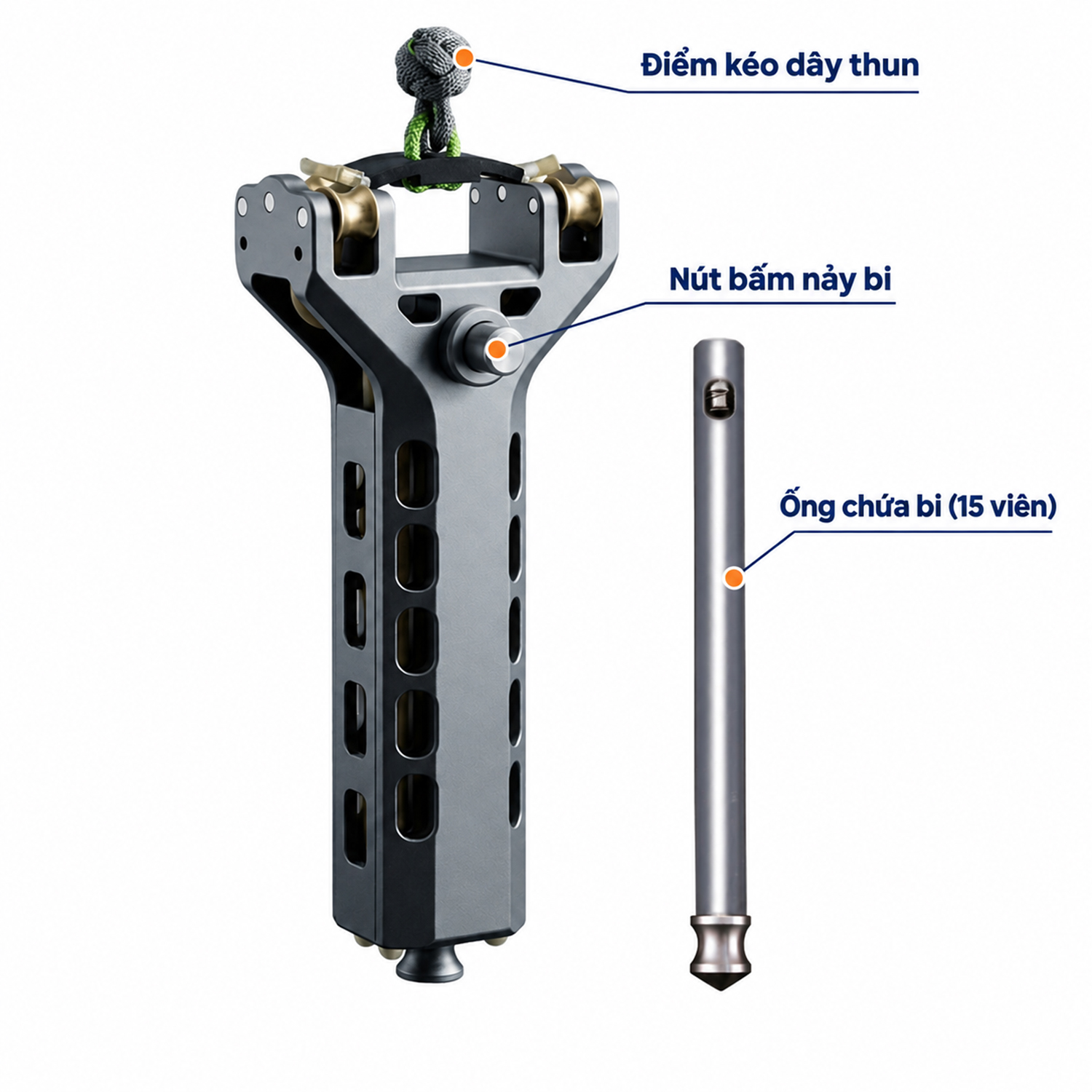 Ná Cao Su Nảy Bi Tự Động - Mã TD04 - Ảnh 2