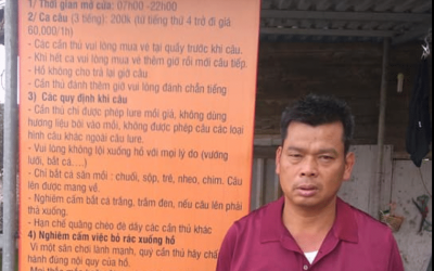 Hồ Câu Cá Lóc Long Gà Tre Khai Trương