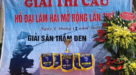 Giải Săn Trắm Đen Hồ Câu Đại Lâm Hải Ngày 07/03/2019