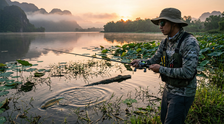 5 Thời điểm cá lóc đi ăn mạnh nhất