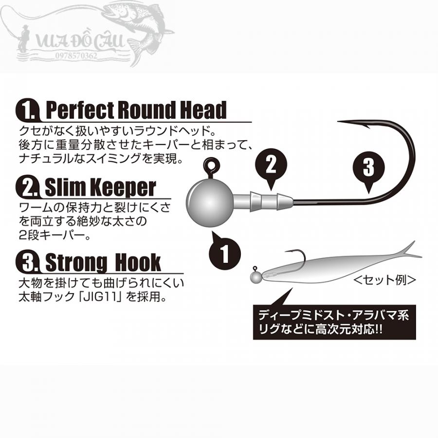 Lưỡi Câu Decoy Standar Violence Jig Head VJ30 Vua Đồ Câu