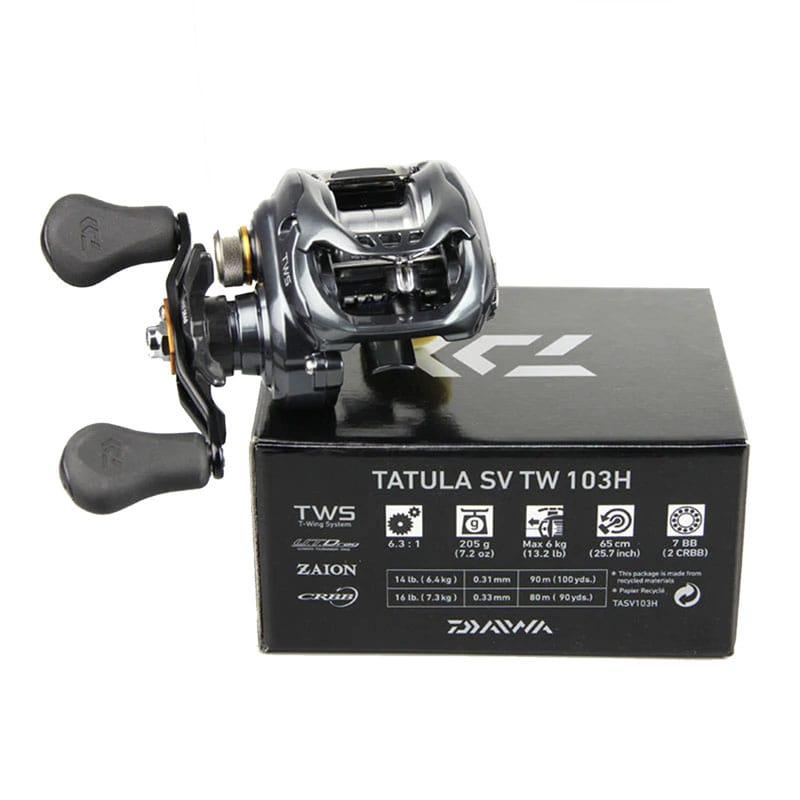 Daiwa TATULA SV TW 103HSL 7.1:1 TTUSV103HSL Moulinet pour gaucher